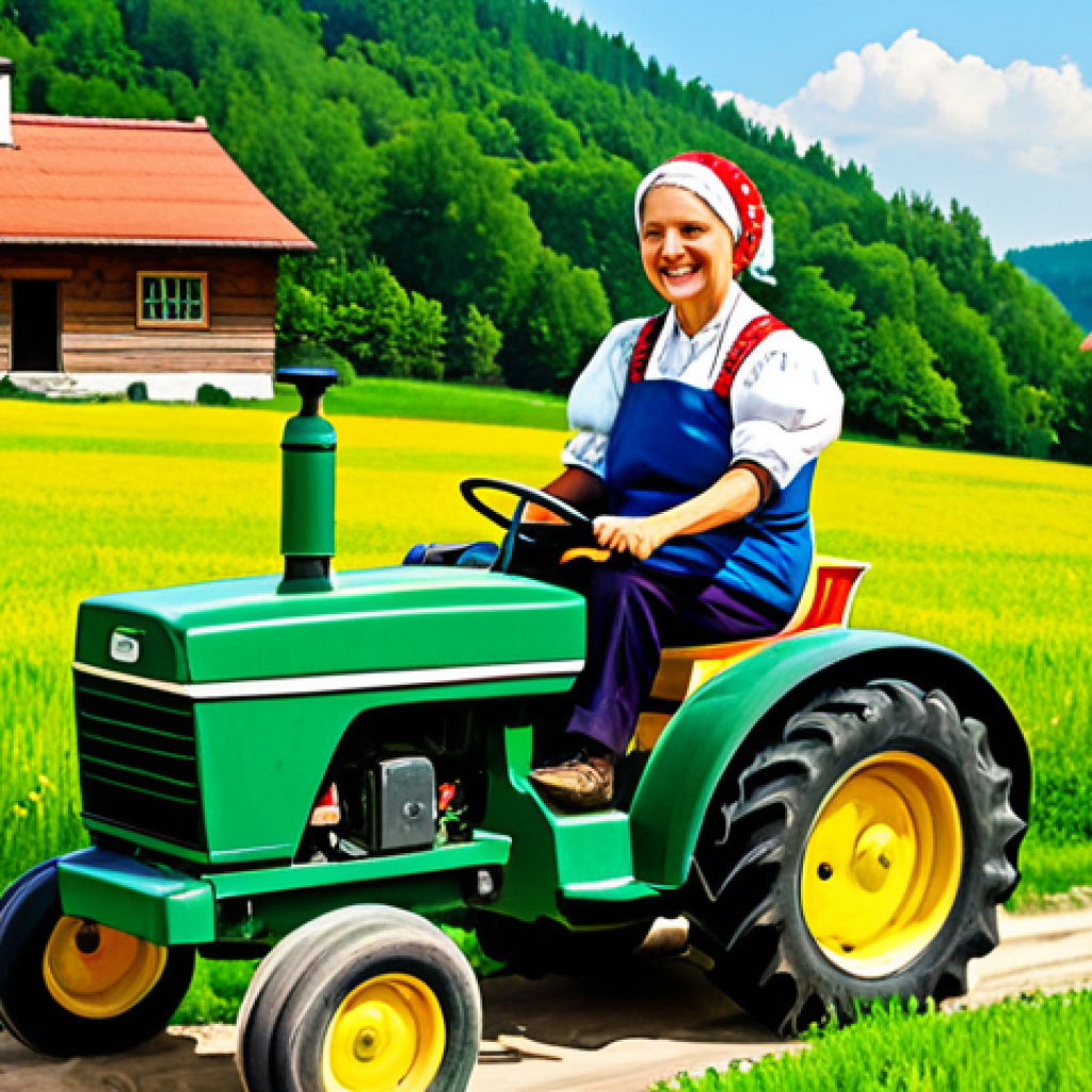 Traditional Polish KartRider Fanart**

"A fully clothed, cheerful woman in a colorful, modest traditional Polish folk costume is painting a KartRider character driving a tractor in a sunny Polish countryside. Rolling green hills, a traditional wooden house (chatka) in the background. Safe for work, appropriate content, perfect anatomy, natural proportions, well-formed hands, proper finger count, family-friendly, professional digital art, high quality."

**