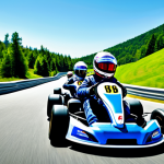 카트라이더 신규 캐릭터의 특징 분석 - Dynamic Kart Race**

"A vibrant and dynamic kart race scene set on a winding mountain road in Poland...
