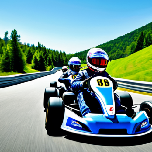 Home 3 카트라이더 신규 캐릭터의 특징 분석 - Dynamic Kart Race**
"A vibrant and dynamic kart race scene set on a winding mountain road in Poland...