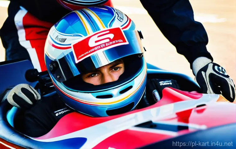 카트라이더 레이싱 대회 참가 - **Prompt: "First Taste of Speed"**
    A dynamic, low-angle shot of an excited amateur go-kart drive...