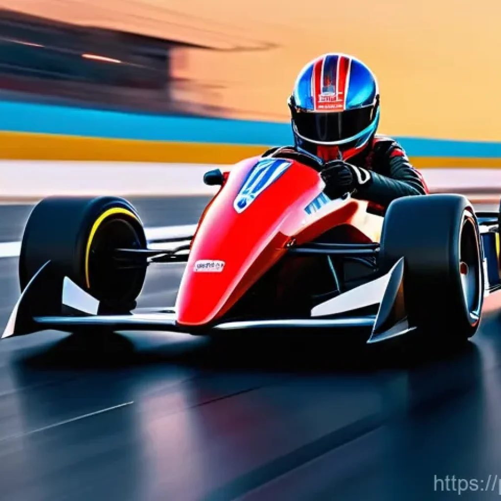 카트라이더 레이싱 페스티벌 일정 - **Prompt for "Speed Demon" Kart:**
    "A sleek, futuristic speed demon kart, predominantly red with...