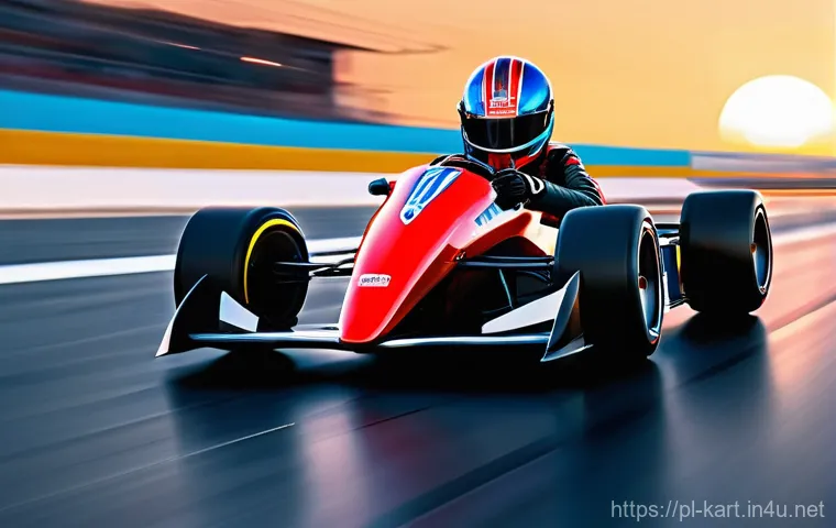 카트라이더 레이싱 페스티벌 일정 - **Prompt for "Speed Demon" Kart:**
    "A sleek, futuristic speed demon kart, predominantly red with...