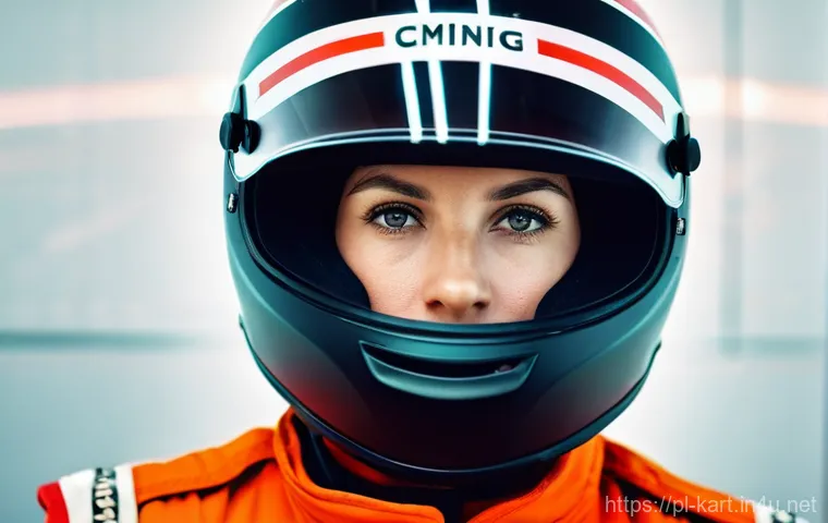 카트라이더 레벨업에 필요한 팁 - **"Optimized for Victory"**: A detailed, medium-close-up shot of a uniquely customized racing kart p...