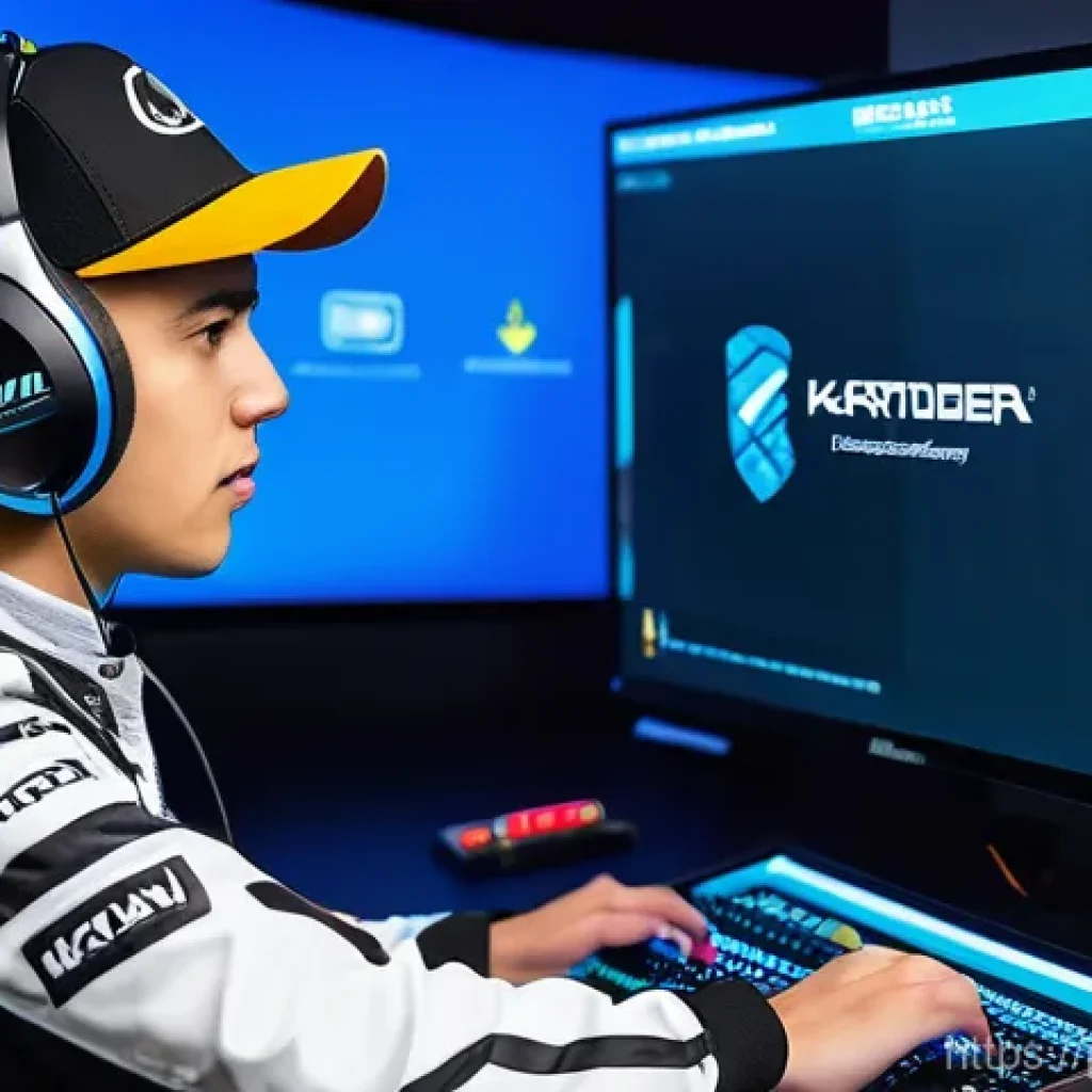 카트라이더 레이싱 스쿨 소개 - **Prompt 1: The Aspiring KartRider Champion and Mentor**
    "A determined young adult, approximatel...