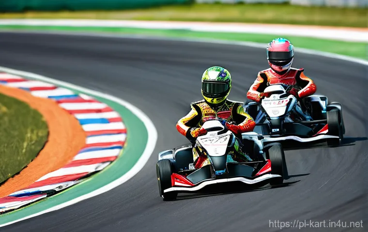 카트라이더 레이싱 스쿨 소개 - **Prompt 1: The Aspiring KartRider Champion and Mentor**
    "A determined young adult, approximatel...