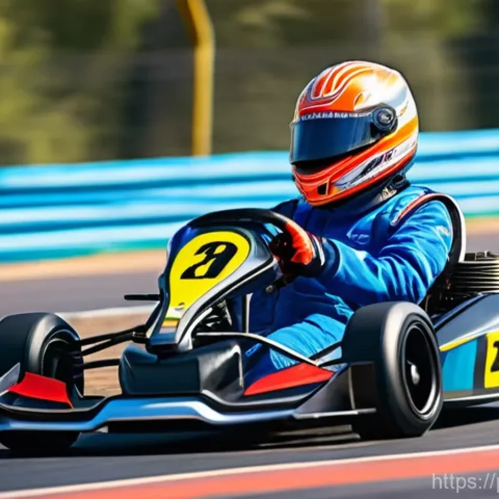 카트라이더 스피드전 플레이 공략 - **Dynamic Cornering on the Optimal Line**
    An exhilarating, low-angle shot of a sleek racing kart...