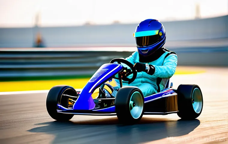 카트라이더 초보 유저의 트랙 공략법 - **Gokart Customization & Strategic Choice**: A young adult (appearing 15+, either male or female) st...