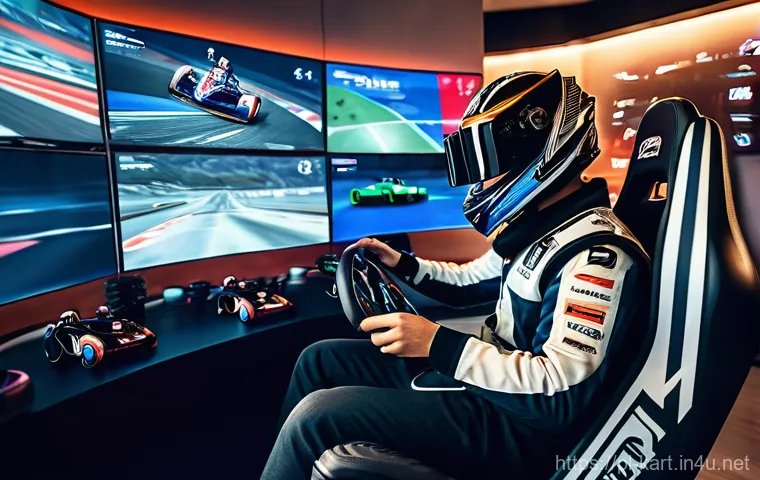 카트라이더 업데이트 공지 분석 - **Prompt:** A vibrant and dynamic scene capturing the excitement of a new KartRider: Drift seasonal ...