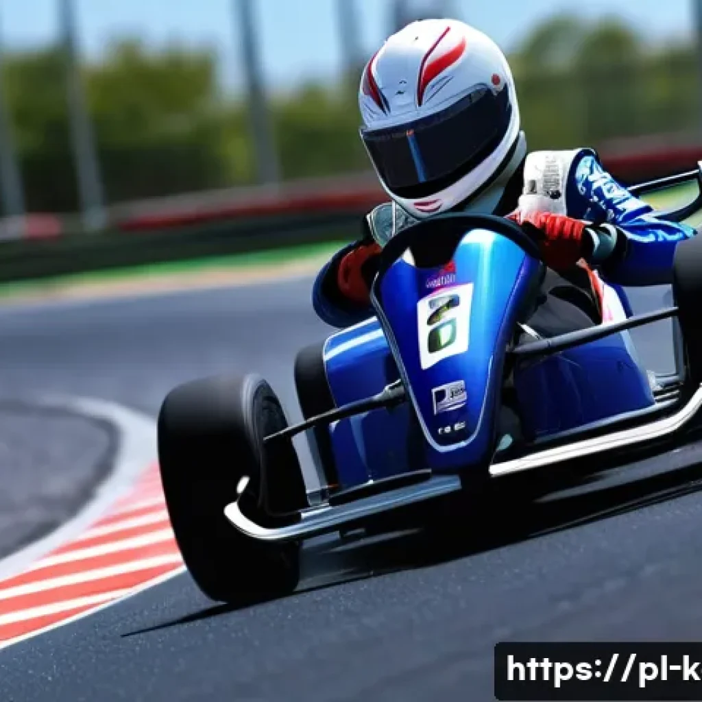 카트라이더 초보 유저와 트랙 공략법 - **Prompt 1: Mastering the Hairpin**
    A determined young female racer, with short, neat hair visib...