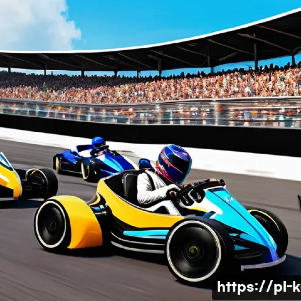 카트라이더 공식 이벤트 일정 - A dynamic KartRider race scene featuring diverse players in colorful, futuristic racing karts speedi...