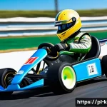 카트라이더 초보자를 위한 드리프트 조언 - A dynamic racing scene in a vibrant Kartrider environment featuring a mid-action drift around a shar...