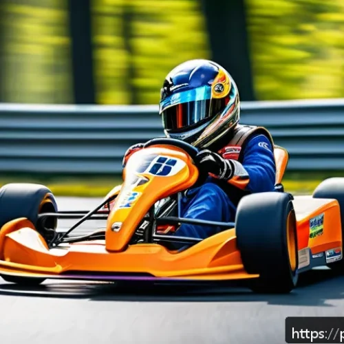 Home 17 카트라이더 신규 유저를 위한 게임 스타트 가이드 - A dynamic KartRider racing scene on a bright, sunny day featuring a diverse group of colorful go-kar...